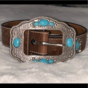 Womens Ariat turquoise belt 💙